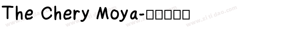 The Chery Moya字体转换